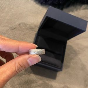 ❗️SOLD❗️6mm Diamond Cut Wedding Band 14K White Gold size 5.5